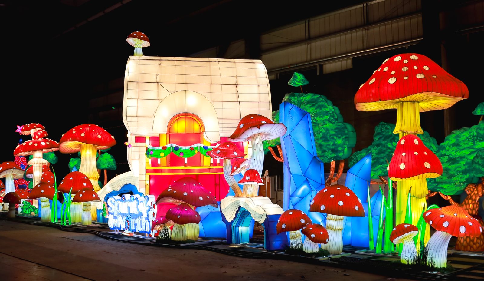 Spirit of the North Display in Factory