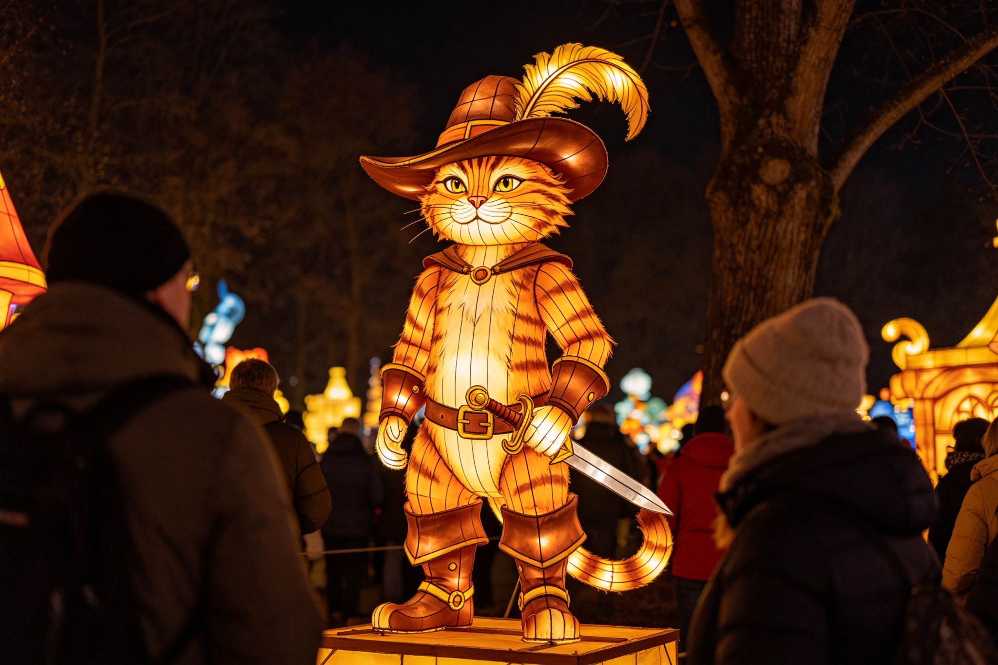 Puss in Boots Lantern - Custom Lanterns by Zigong Sun Culture