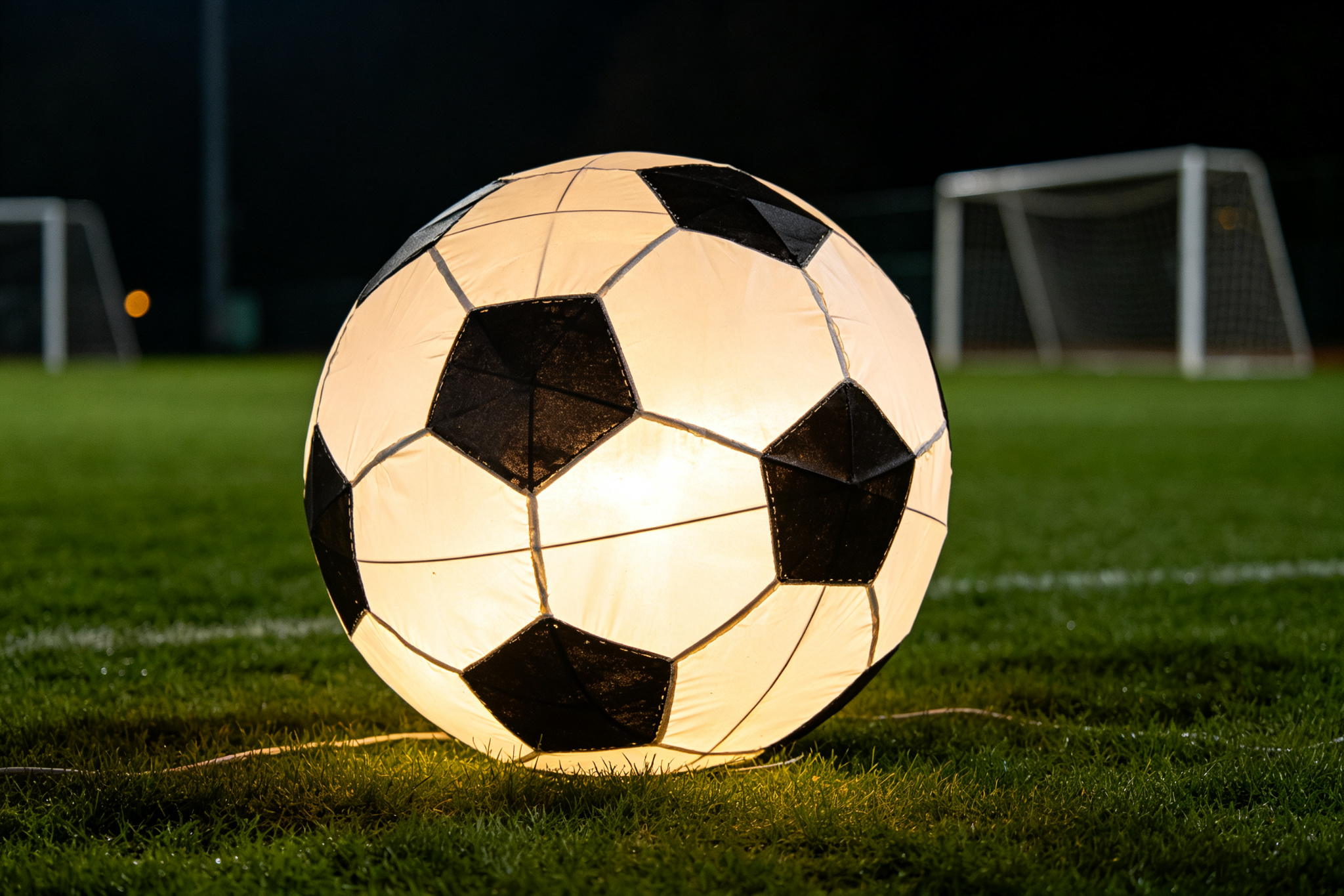 Soccer Ball Lantern - Illuminated Decorative Products by Zigong Sun Culture