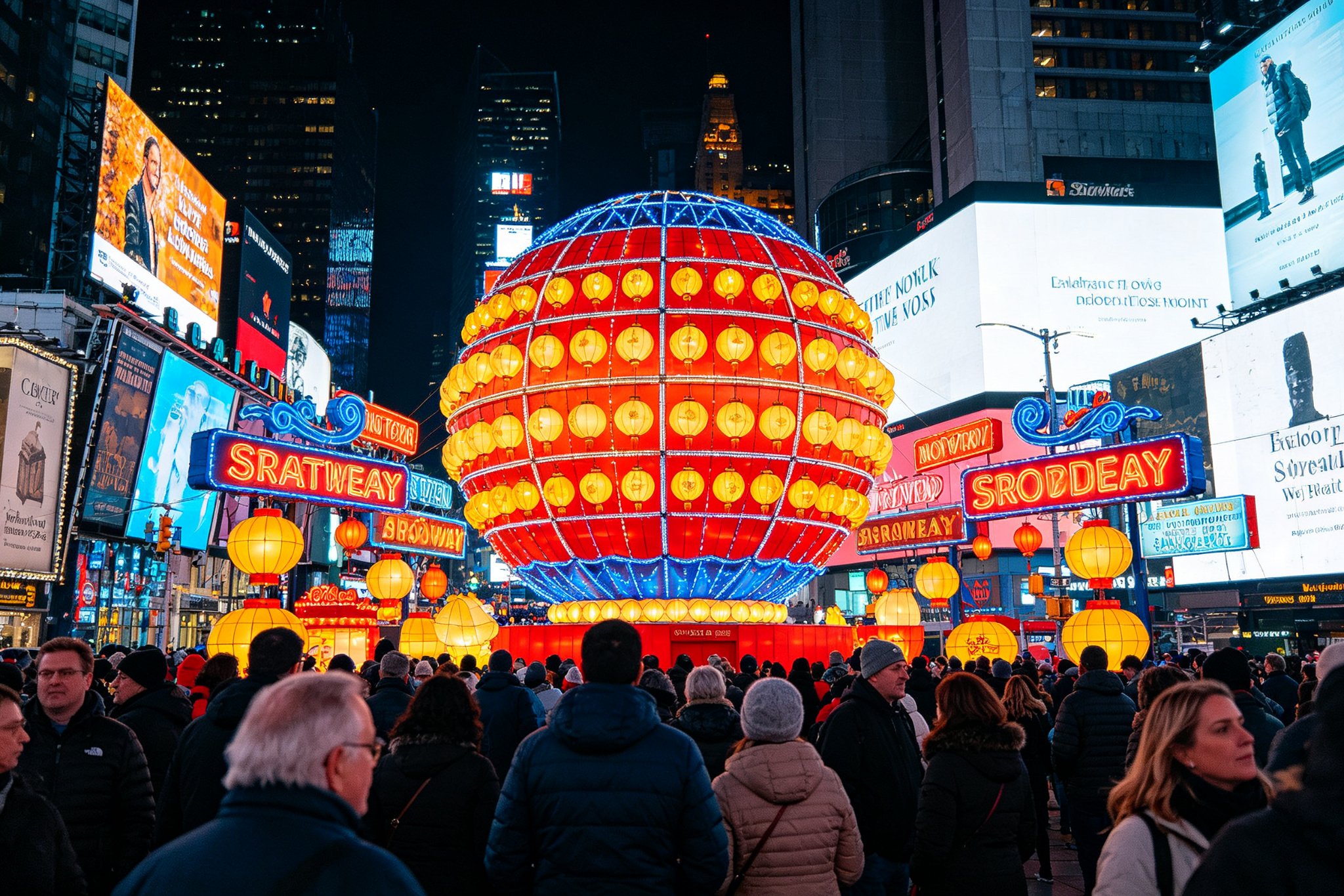 New York Times Square lantern festival international project
