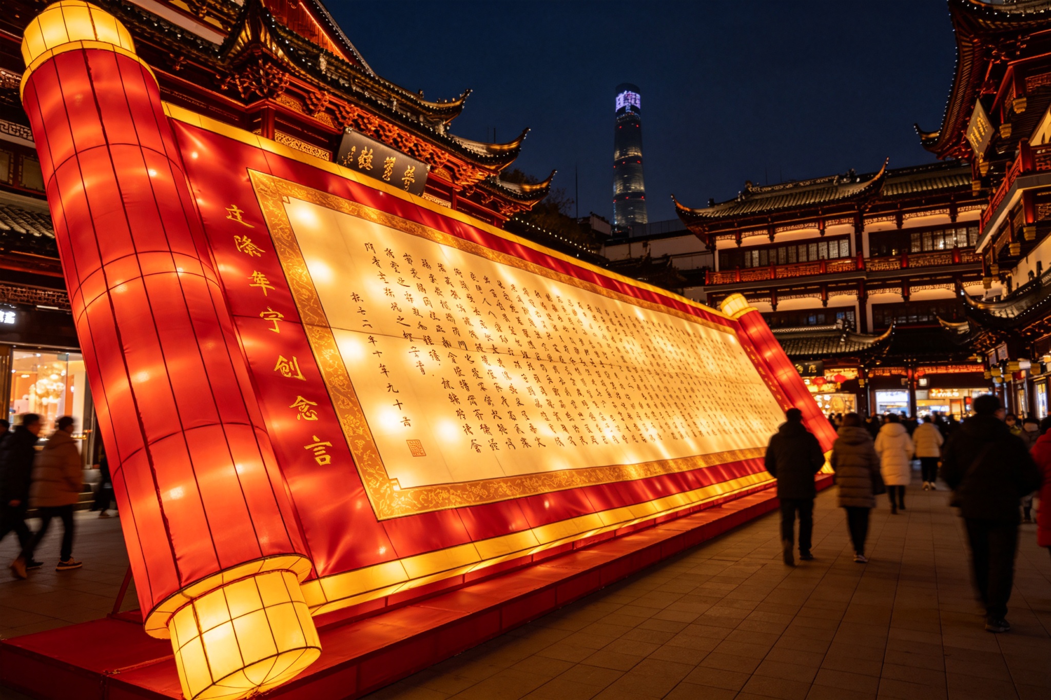 Producing a Large Scale Lantern Display for a City Festival