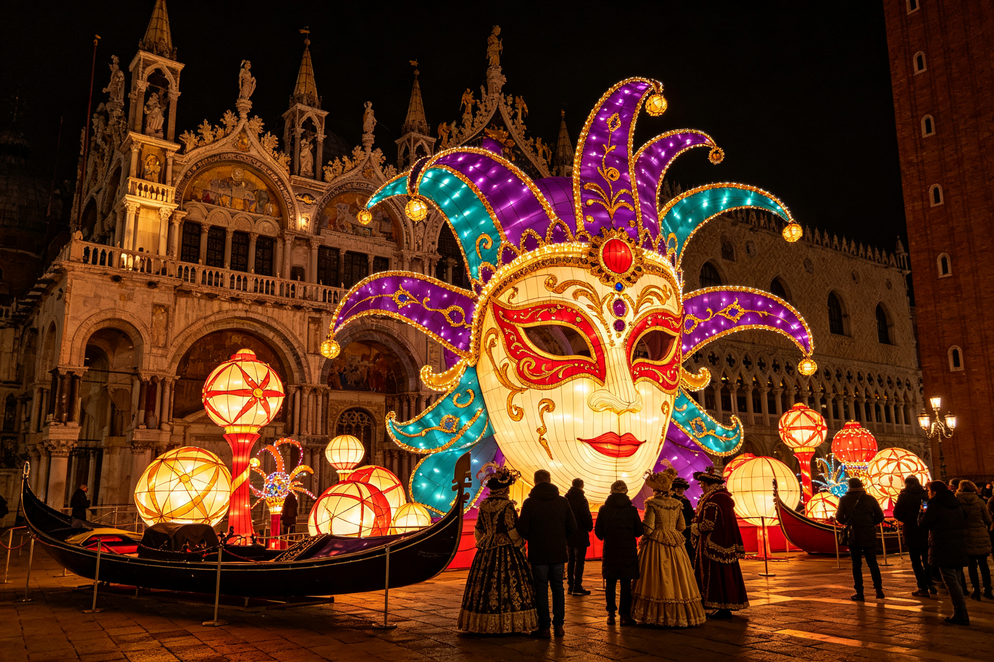 Venice carnival lantern festival international project